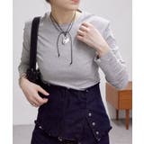 GRY | 【mystic】肩パットロングTシャツ | PAL GROUP OUTLET