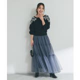 【La boutique BonBon】お花刺繍クロップドKN | PAL GROUP OUTLET | 詳細画像15 