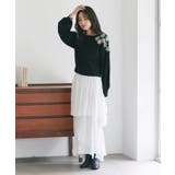 【La boutique BonBon】お花刺繍クロップドKN | PAL GROUP OUTLET | 詳細画像6 