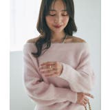 【La boutique BonBon】ヘアリーウールCA混オフショルKN | PAL GROUP OUTLET | 詳細画像16 