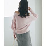 【La boutique BonBon】ヘアリーウールCA混オフショルKN | PAL GROUP OUTLET | 詳細画像19 