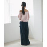 【La boutique BonBon】ヘアリーウールCA混オフショルKN | PAL GROUP OUTLET | 詳細画像25 