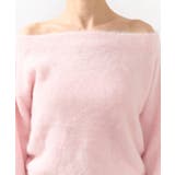 【La boutique BonBon】ヘアリーウールCA混オフショルKN | PAL GROUP OUTLET | 詳細画像29 
