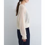 【Kastane】B シアーブークレカーディガン | PAL GROUP OUTLET | 詳細画像18 