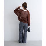 【Kastane】B シアーブークレカーディガン | PAL GROUP OUTLET | 詳細画像40 