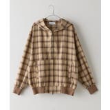 【Kastane】CHECK ZIP HOODIE SHIRT | PAL GROUP OUTLET | 詳細画像9 