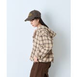 【Kastane】CHECK ZIP HOODIE SHIRT | PAL GROUP OUTLET | 詳細画像4 