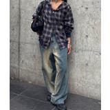 【Kastane】CHECK ZIP HOODIE SHIRT | PAL GROUP OUTLET | 詳細画像29 