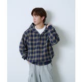 【Kastane】CHECK ZIP HOODIE SHIRT | PAL GROUP OUTLET | 詳細画像35 
