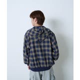 【Kastane】CHECK ZIP HOODIE SHIRT | PAL GROUP OUTLET | 詳細画像36 