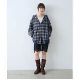 【Kastane】CHECK ZIP HOODIE SHIRT | PAL GROUP OUTLET | 詳細画像27 