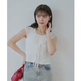 【Chico】レースドロップノースリリブT | PAL GROUP OUTLET | 詳細画像3 