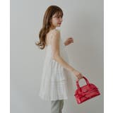 【Chico】肩リボンコットンレースフリルキャミOP | PAL GROUP OUTLET | 詳細画像11