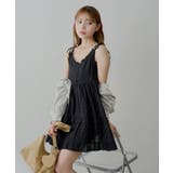 【Chico】肩リボンコットンレースフリルキャミOP | PAL GROUP OUTLET | 詳細画像19