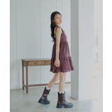 【Chico】肩リボンコットンレースフリルキャミOP | PAL GROUP OUTLET | 詳細画像27