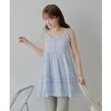 【Chico】肩リボンコットンレースフリルキャミOP | PAL GROUP OUTLET | 詳細画像29