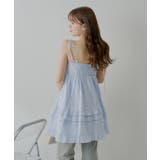 【Chico】肩リボンコットンレースフリルキャミOP | PAL GROUP OUTLET | 詳細画像31