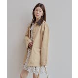 【Chico】襟レザーZIPトレンチJKT | PAL GROUP OUTLET | 詳細画像2 