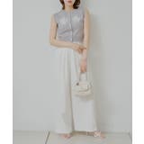 【Chico】フラワーモチーフノースリベスト | PAL GROUP OUTLET | 詳細画像16 