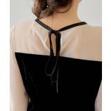 【Chico】配色シースルータイトロングドレス | PAL GROUP OUTLET | 詳細画像27 