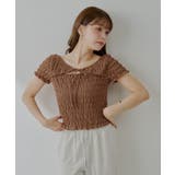 【Chico】ギンガムフロントリボンボレロデザインT | PAL GROUP OUTLET | 詳細画像23