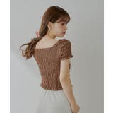 【Chico】ギンガムフロントリボンボレロデザインT | PAL GROUP OUTLET | 詳細画像25
