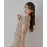 【Chico】ギンガムフロントリボンボレロデザインT | PAL GROUP OUTLET | 詳細画像27