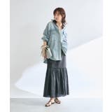 【RIVE DROITE】シアー切替ギャザーマーメイドSK | PAL GROUP OUTLET | 詳細画像3 