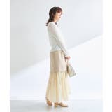 【RIVE DROITE】シアー切替ギャザーマーメイドSK | PAL GROUP OUTLET | 詳細画像34 