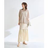 【RIVE DROITE】シアー切替ギャザーマーメイドSK | PAL GROUP OUTLET | 詳細画像39 