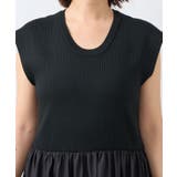 【RIVE DROITE】ニットドッキングティアードOP | PAL GROUP OUTLET | 詳細画像11 