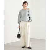 【RIVE DROITE】ボートネック2wayスウェット | PAL GROUP OUTLET | 詳細画像1 