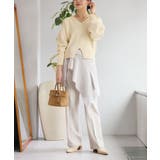 【RIVE DROITE】ギャザースリーブオーバーニット | PAL GROUP OUTLET | 詳細画像2 