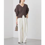 【RIVE DROITE】ギャザースリーブオーバーニット | PAL GROUP OUTLET | 詳細画像18 