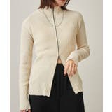 【mline】ダブルZIPリブカーディガン | PAL GROUP OUTLET | 詳細画像3 