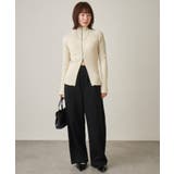 【mline】ダブルZIPリブカーディガン | PAL GROUP OUTLET | 詳細画像6 