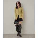 【mline】ダブルZIPリブカーディガン | PAL GROUP OUTLET | 詳細画像19 