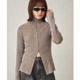 【mline】ダブルZIPリブカーディガン | PAL GROUP OUTLET | 詳細画像22 