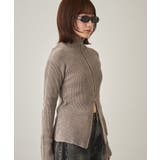 【mline】ダブルZIPリブカーディガン | PAL GROUP OUTLET | 詳細画像23 