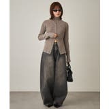 【mline】ダブルZIPリブカーディガン | PAL GROUP OUTLET | 詳細画像26 