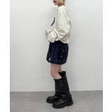 【w closet】花柄フリースミニスカート | PAL GROUP OUTLET | 詳細画像14 