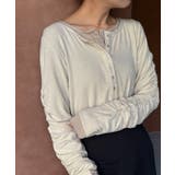 【CAPRICIEUX LE'MAGE】インナーSET袖ギャザーヘンリーＴ | PAL GROUP OUTLET | 詳細画像2 