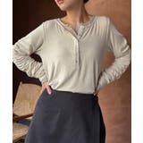 【CAPRICIEUX LE'MAGE】インナーSET袖ギャザーヘンリーＴ | PAL GROUP OUTLET | 詳細画像6 