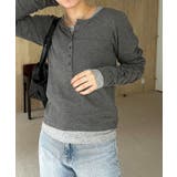 【CAPRICIEUX LE'MAGE】インナーSET袖ギャザーヘンリーＴ | PAL GROUP OUTLET | 詳細画像21 