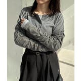 【CAPRICIEUX LE'MAGE】インナーSET袖ギャザーヘンリーＴ | PAL GROUP OUTLET | 詳細画像15 