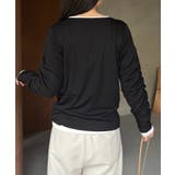 【CAPRICIEUX LE'MAGE】インナーSET袖ギャザーヘンリーＴ | PAL GROUP OUTLET | 詳細画像35 