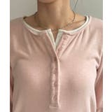 【CAPRICIEUX LE'MAGE】インナーSET袖ギャザーヘンリーＴ | PAL GROUP OUTLET | 詳細画像40 