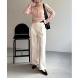 【CAPRICIEUX LE'MAGE】インナーSET袖ギャザーヘンリーＴ | PAL GROUP OUTLET | 詳細画像49 