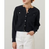 BLK | 【SHENERY】コットンニットショートカーディガン | PAL GROUP OUTLET