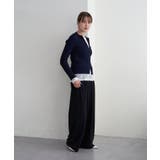 【SHENERY】ハーフジップリブニット | PAL GROUP OUTLET | 詳細画像2 